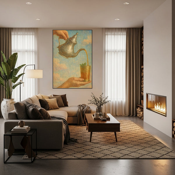 Les mains du thé - Vertical