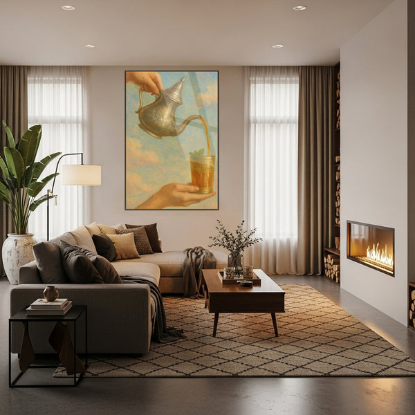 Les mains du thé - Vertical