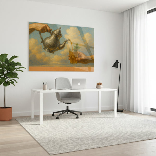 Les mains du thé - Horizental