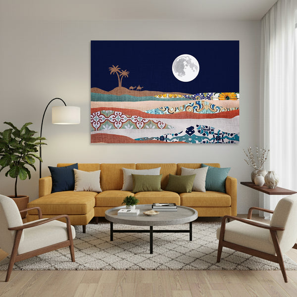 Désert de nuit, zellig