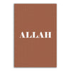 ALLAH - Minimaliste Brun