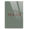 ALLAH - Minimaliste Vert