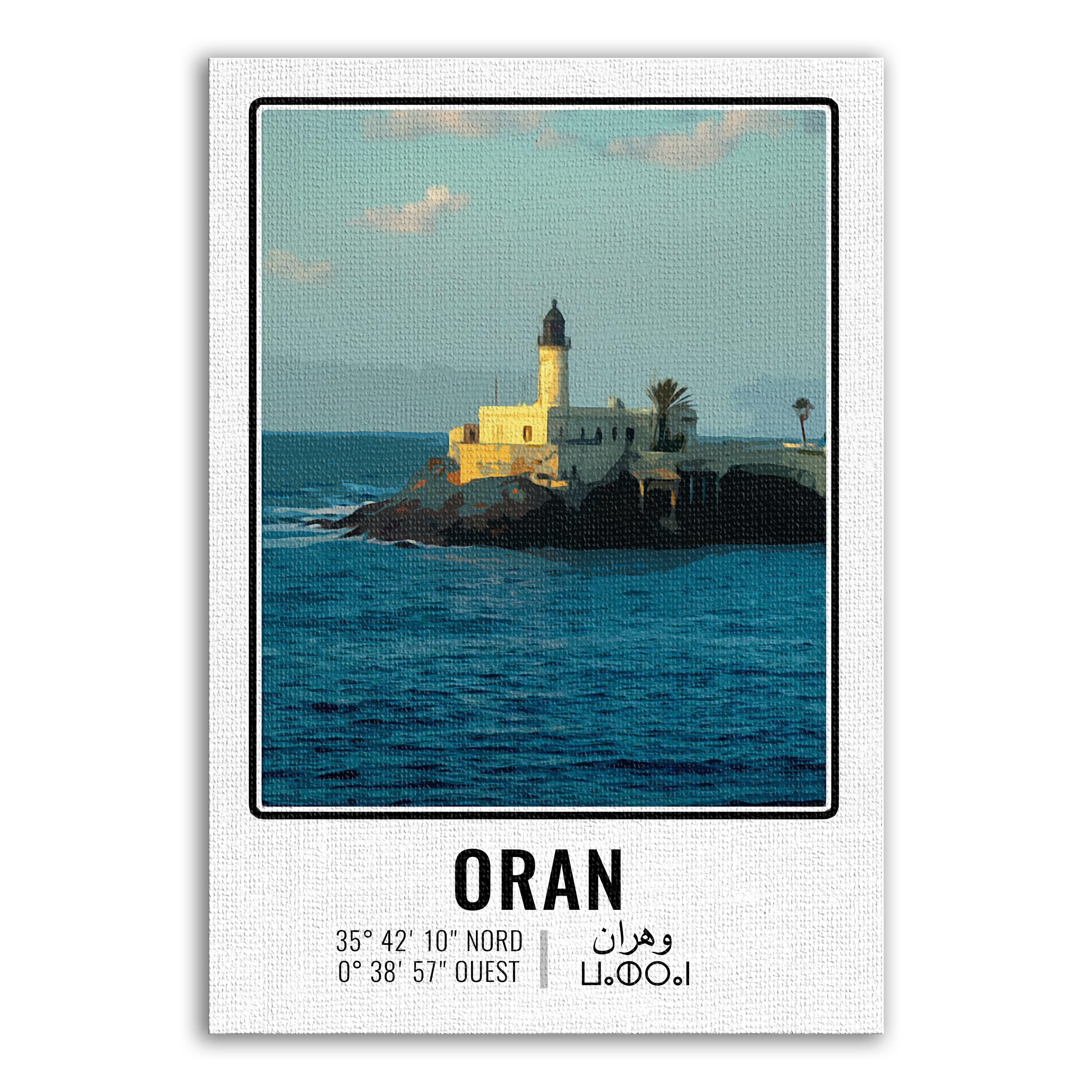 Oran avec cordonnées