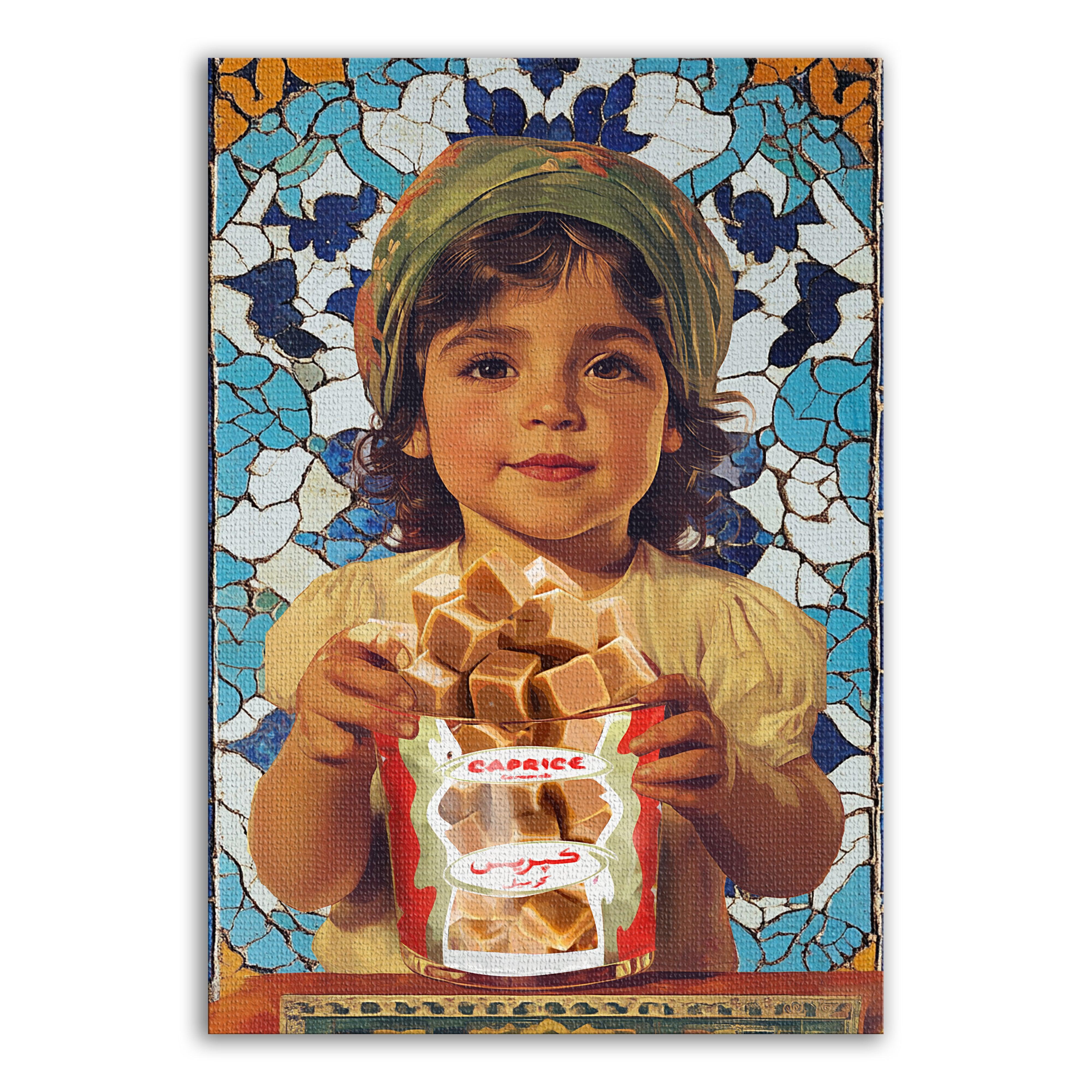Caprice, vintage advertising poster V2