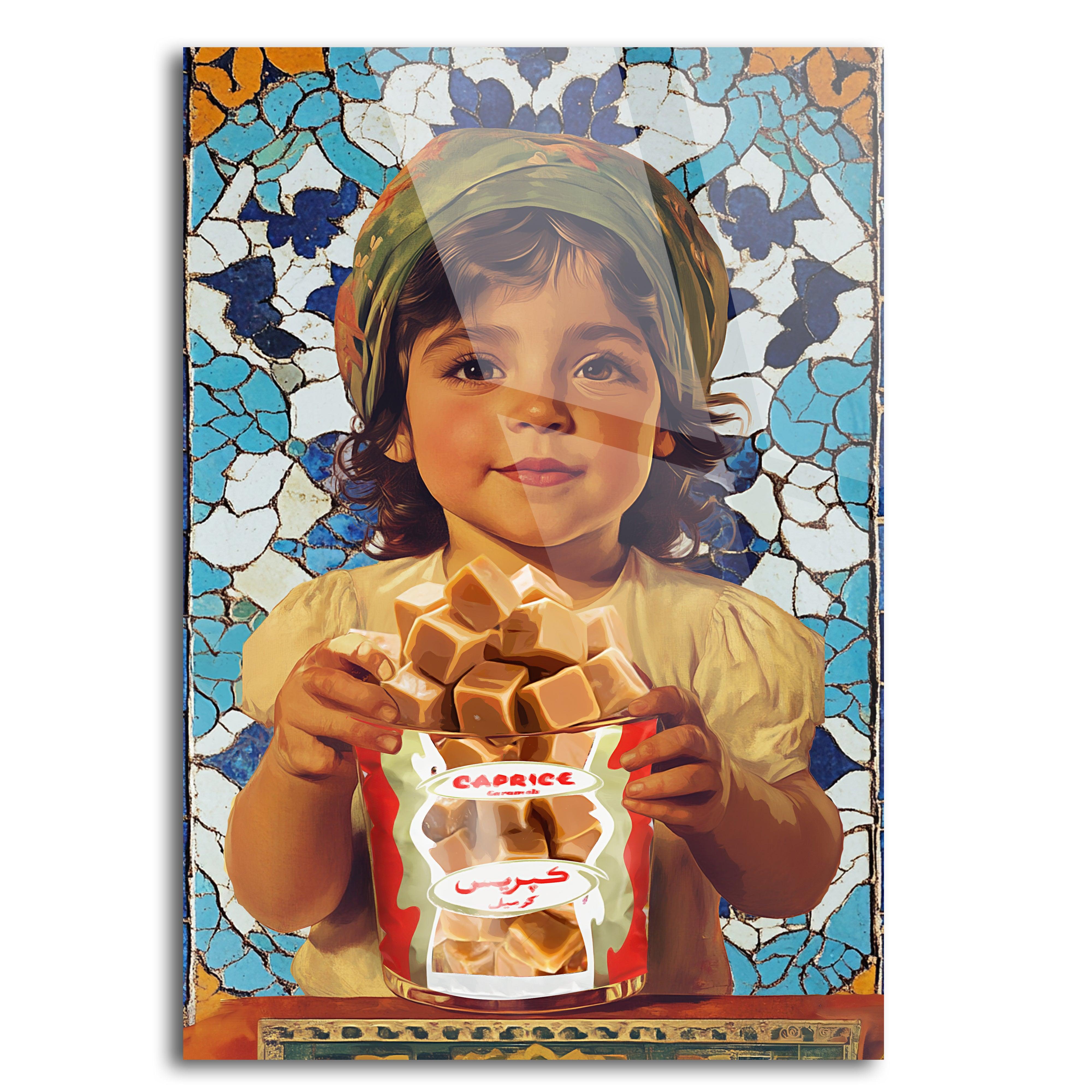 Caprice, vintage advertising poster V2
