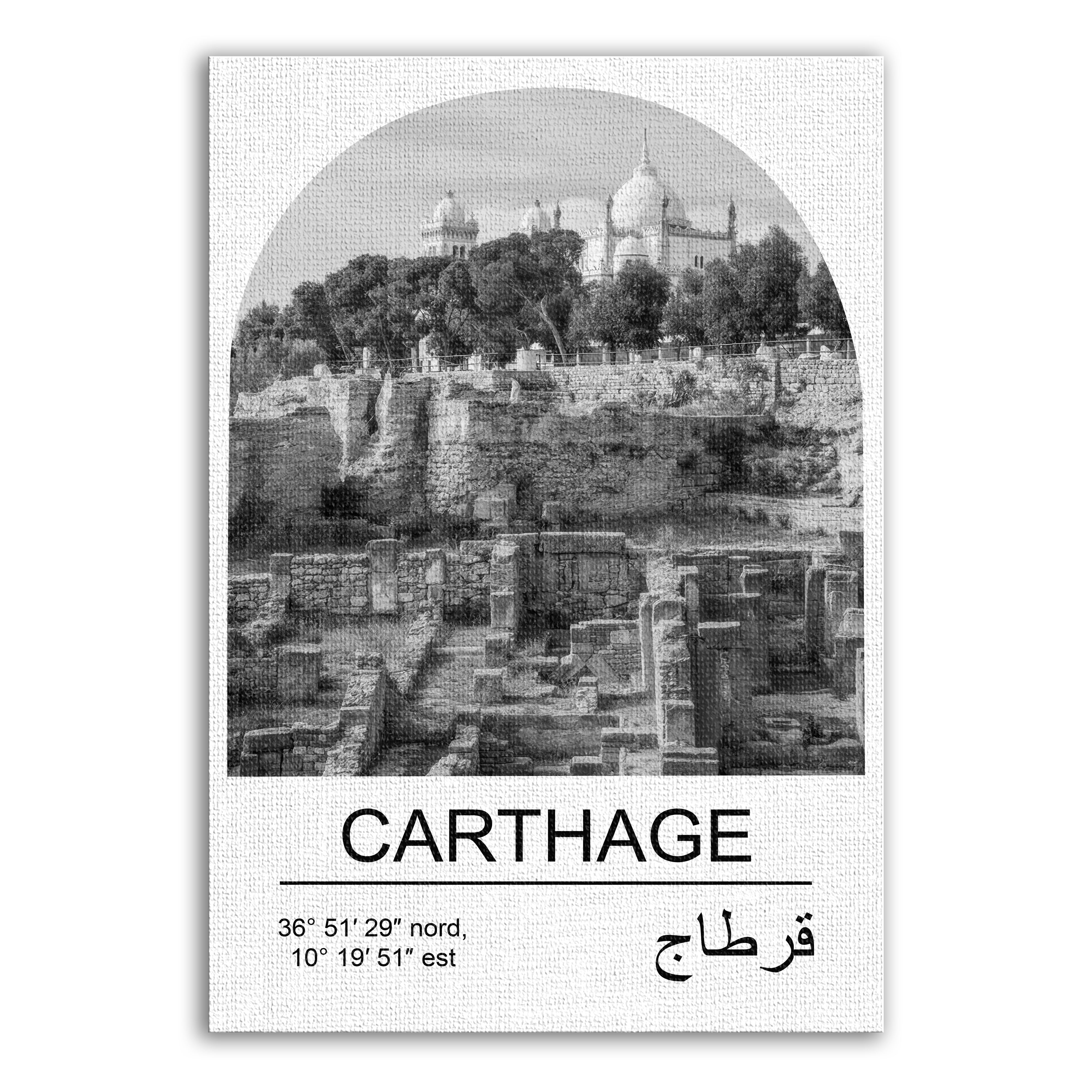 Carthage Noir et Blanc