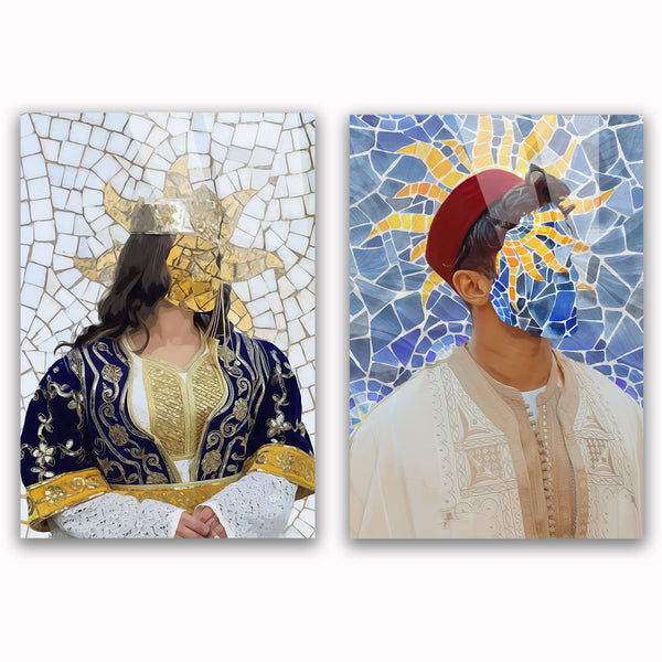 Le couple aux Zelij