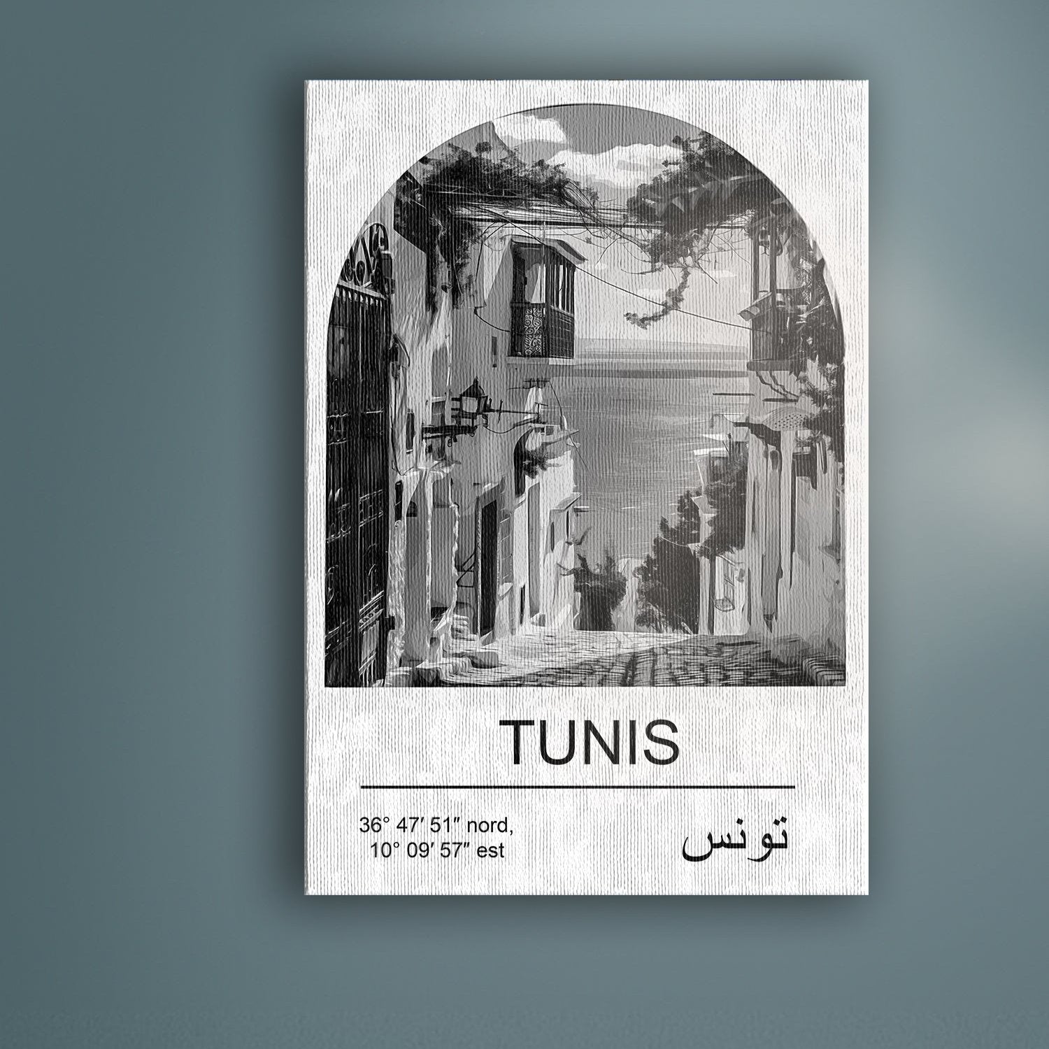 Tunis Noir et Blanc