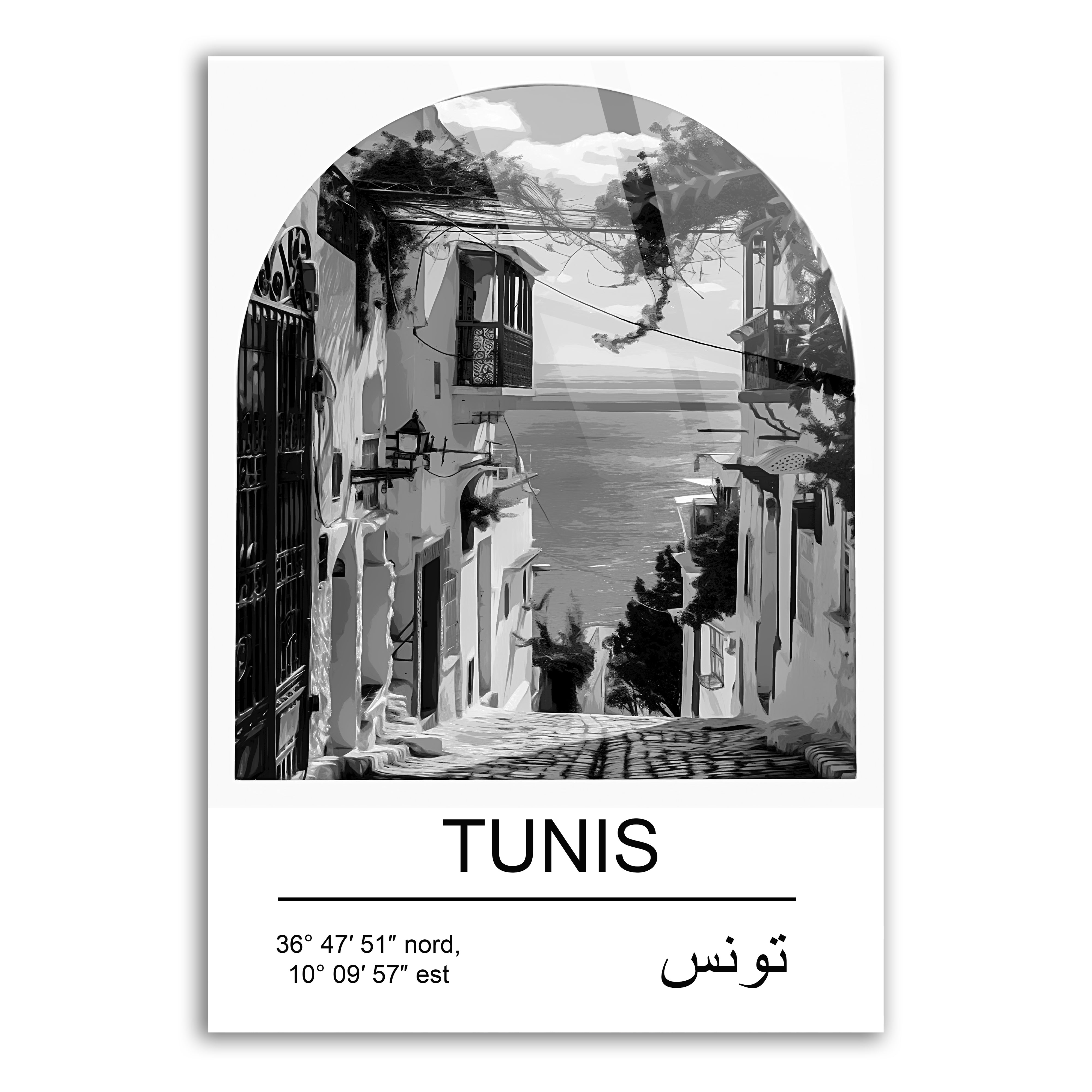 Tunis Noir et Blanc