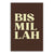 Bismilah - Brown