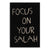 Focus On Your Salah