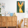 Un fennec dans la forêt